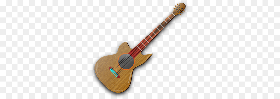 Acoustic Guitar Bass Guitar, Musical Instrument Free Png Download