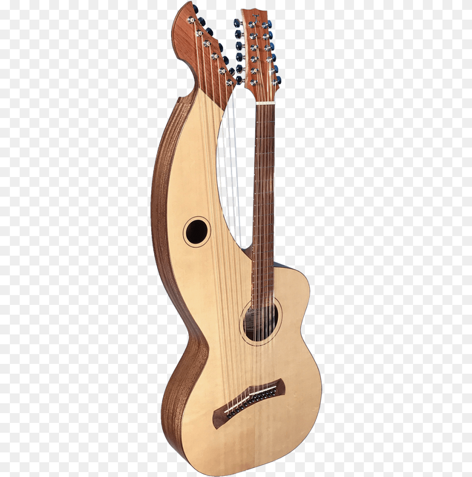 Acoustic Guitar, Musical Instrument, Harp Png Image