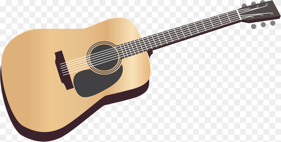 Acoustic Guitar Clipart, Musical Instrument Png Image