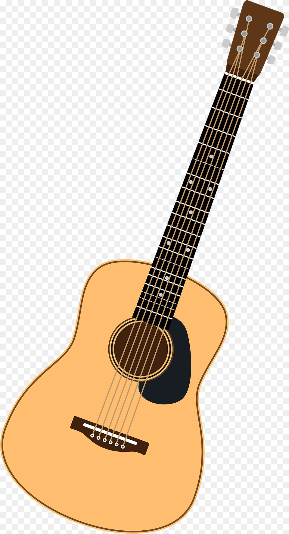 Acoustic Guitar Clipart, Musical Instrument, Bass Guitar Png