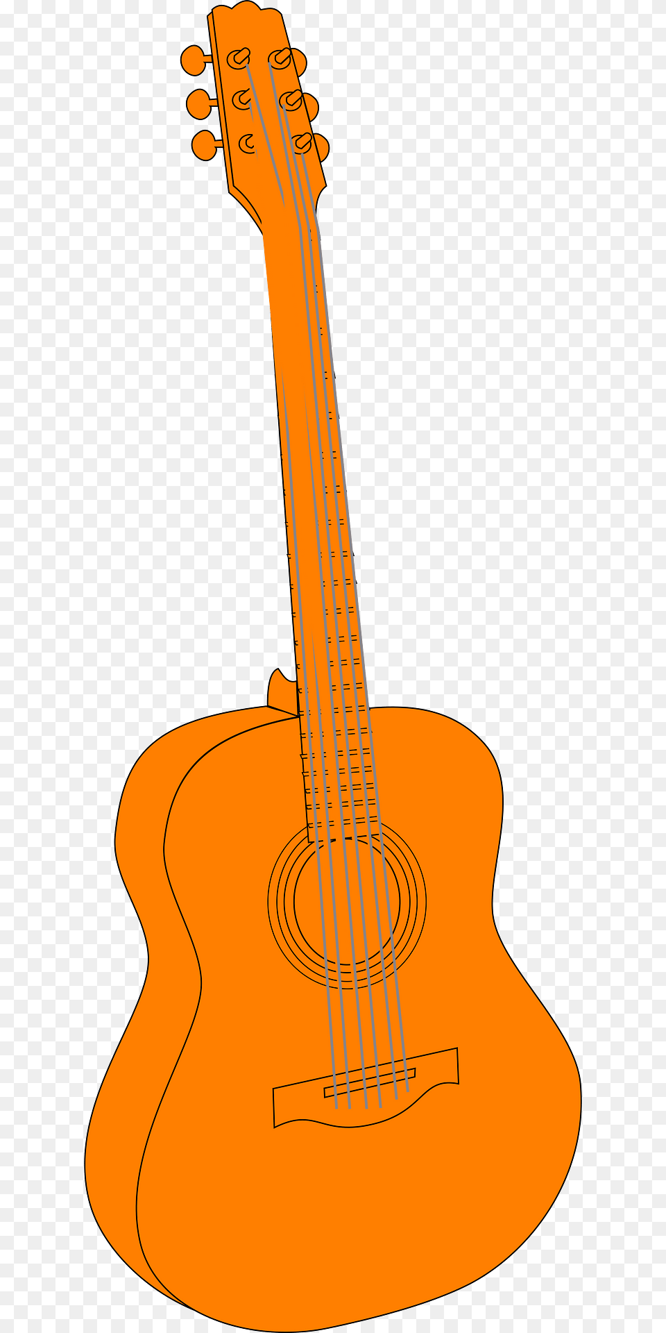 Acoustic Guitar Clipart, Musical Instrument, Bass Guitar Png Image