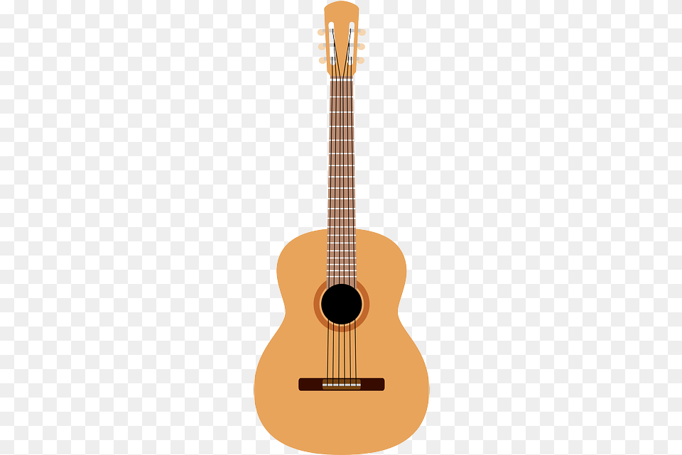 Acoustic Guitar Guitar Music Strings Wood Guitar Vector Flat, Musical Instrument, Bass Guitar Free Png