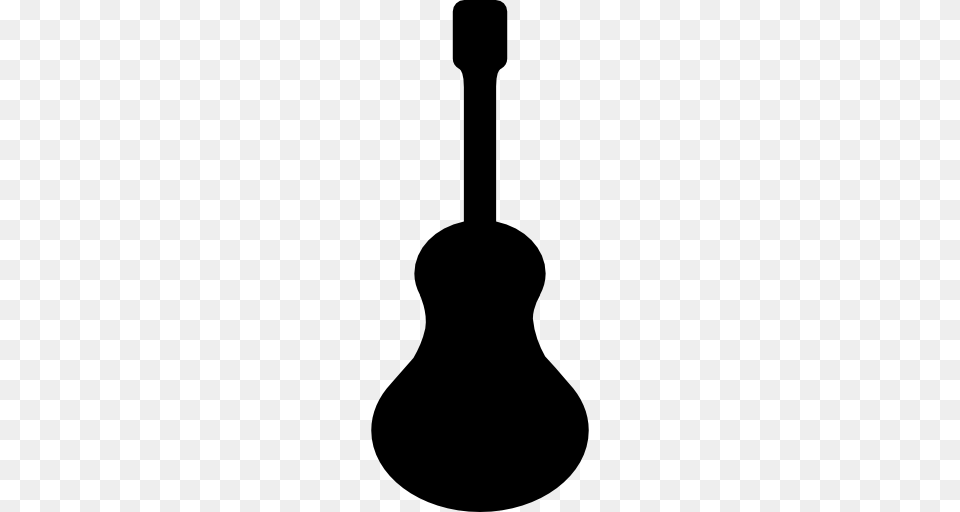 Acoustic Guitar Icon, Musical Instrument, Silhouette, Smoke Pipe Png