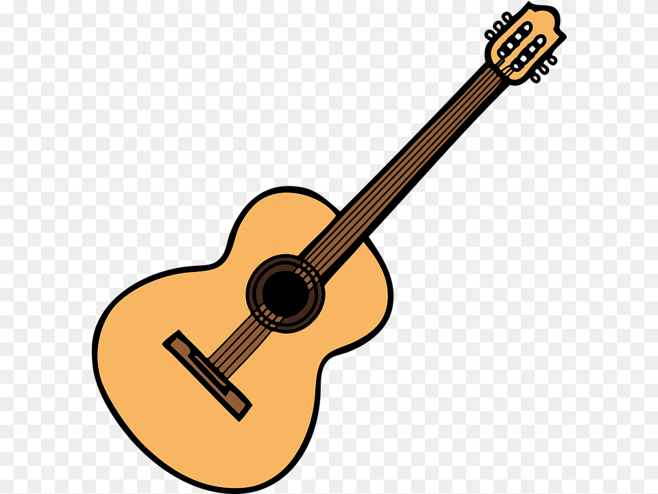 Acoustic Guitar Music Acoustic Guitar Vector Clip Art, Musical Instrument, Bass Guitar Free Png