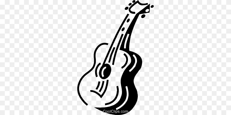 Acoustic Guitar Royalty Vector Clip Art Illustration Violo Clipart, Musical Instrument, Violin, Smoke Pipe Free Transparent Png