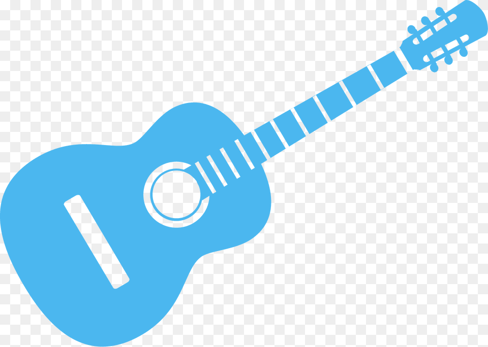 Acoustic Guitar Silhouette, Musical Instrument, Animal, Fish, Sea Life Free Transparent Png