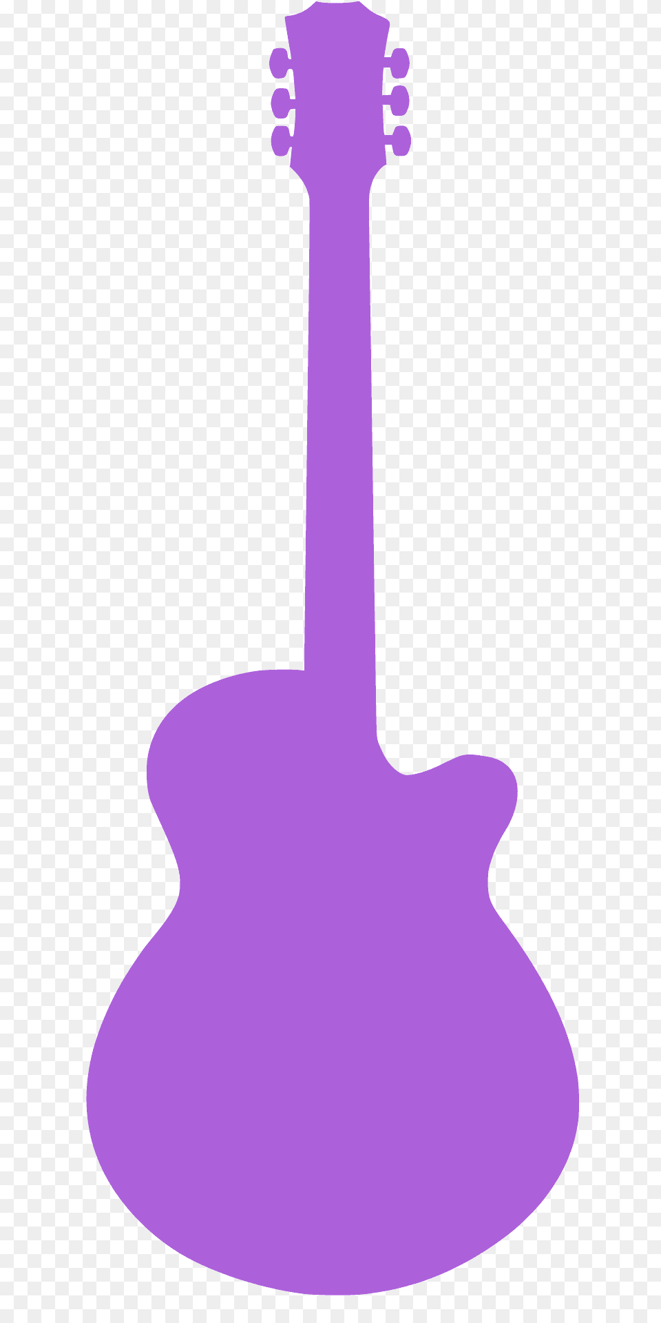 Acoustic Guitar Silhouette, Musical Instrument, Bass Guitar Free Png