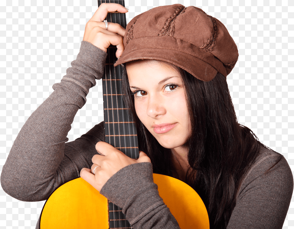 Acoustic Guitar With Girls Png Image