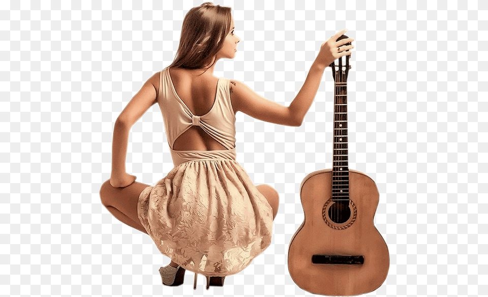 Acoustic Guitar Woman Guitar, Adult, Female, Person, Musical Instrument Png