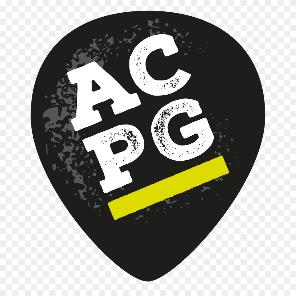 Acpg Music Podcast For Diy Musicians U0026 Lovers Guitar Logo, Musical Instrument, Disk, Plectrum Free Png Download