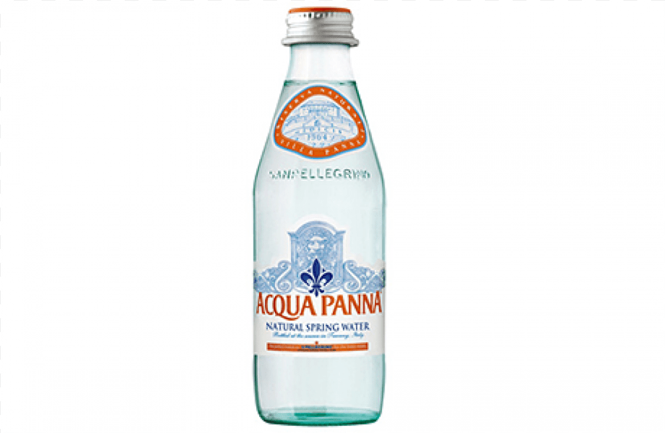 Acqua Panna Natural Spring Water 250 Ml Glass Bottles, Bottle, Food, Ketchup, Beverage Png Image