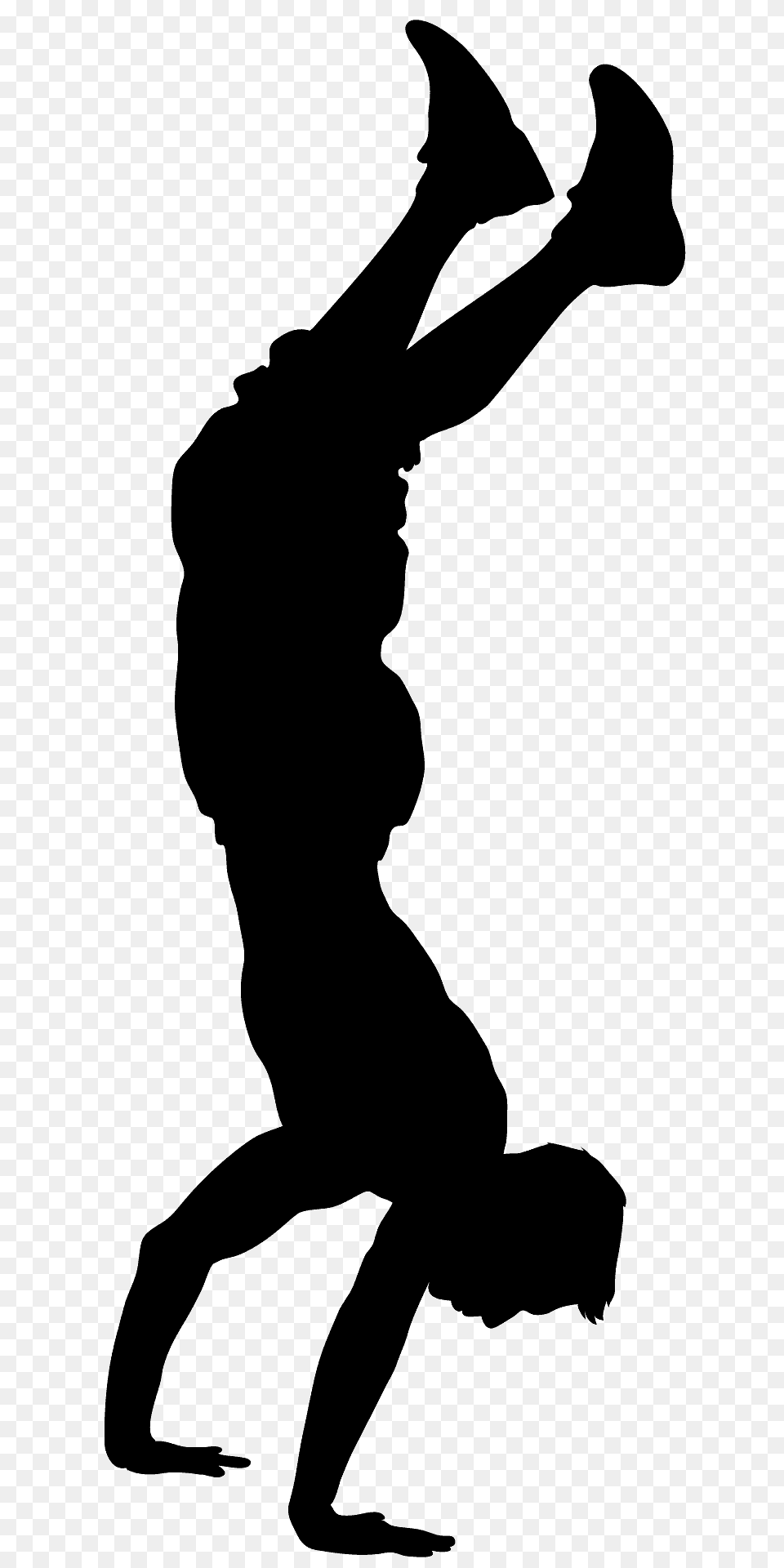 Acrobat Silhouette, Adult, Male, Man, Person Png