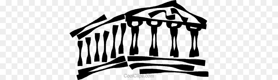 Acropolis Royalty Vector Clip Art Illustration, Outdoors, Architecture, Pillar Free Png Download