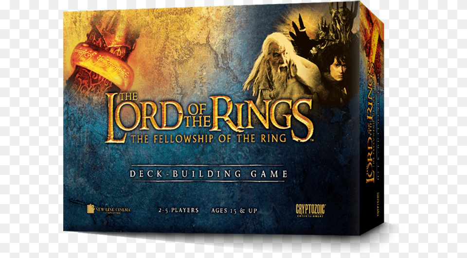 Across The Board Games Lord Of The Rings Fellowship Of The Ring Deck Building Game, Publication, Book, Adult, Poster Png