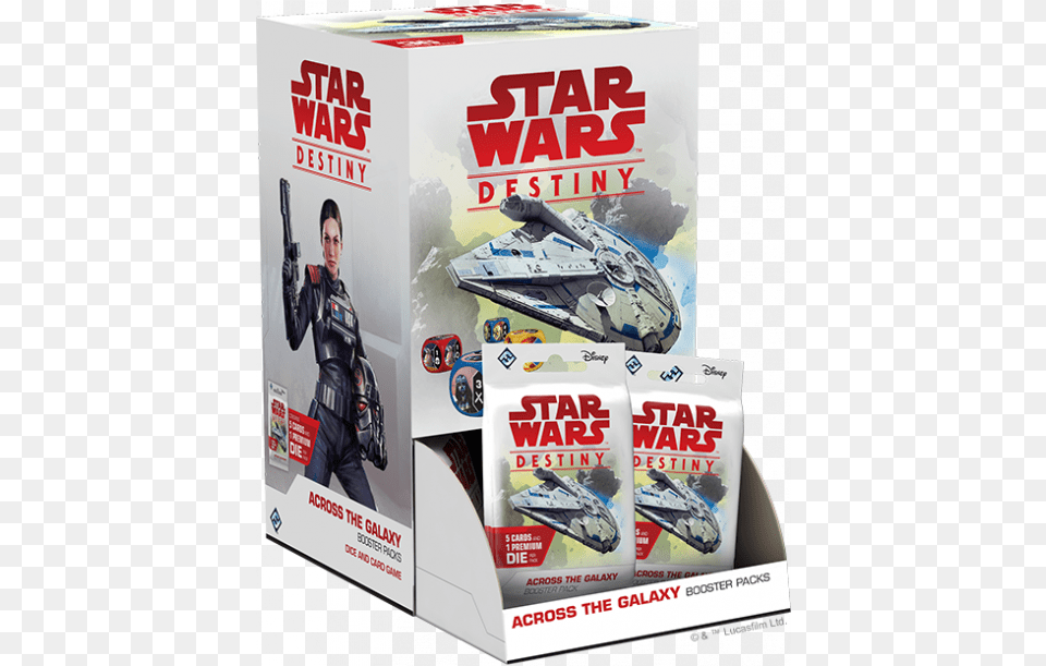 Across The Galaxy Booster Display Star Wars Destiny Booster Box, Adult, Female, Person, Woman Png Image