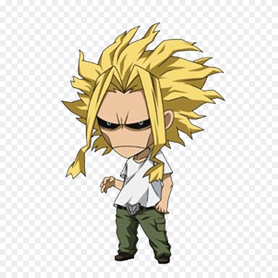 Acrylic All Might Keychain Keychain Sekai, Book, Comics, Publication, Baby Png Image