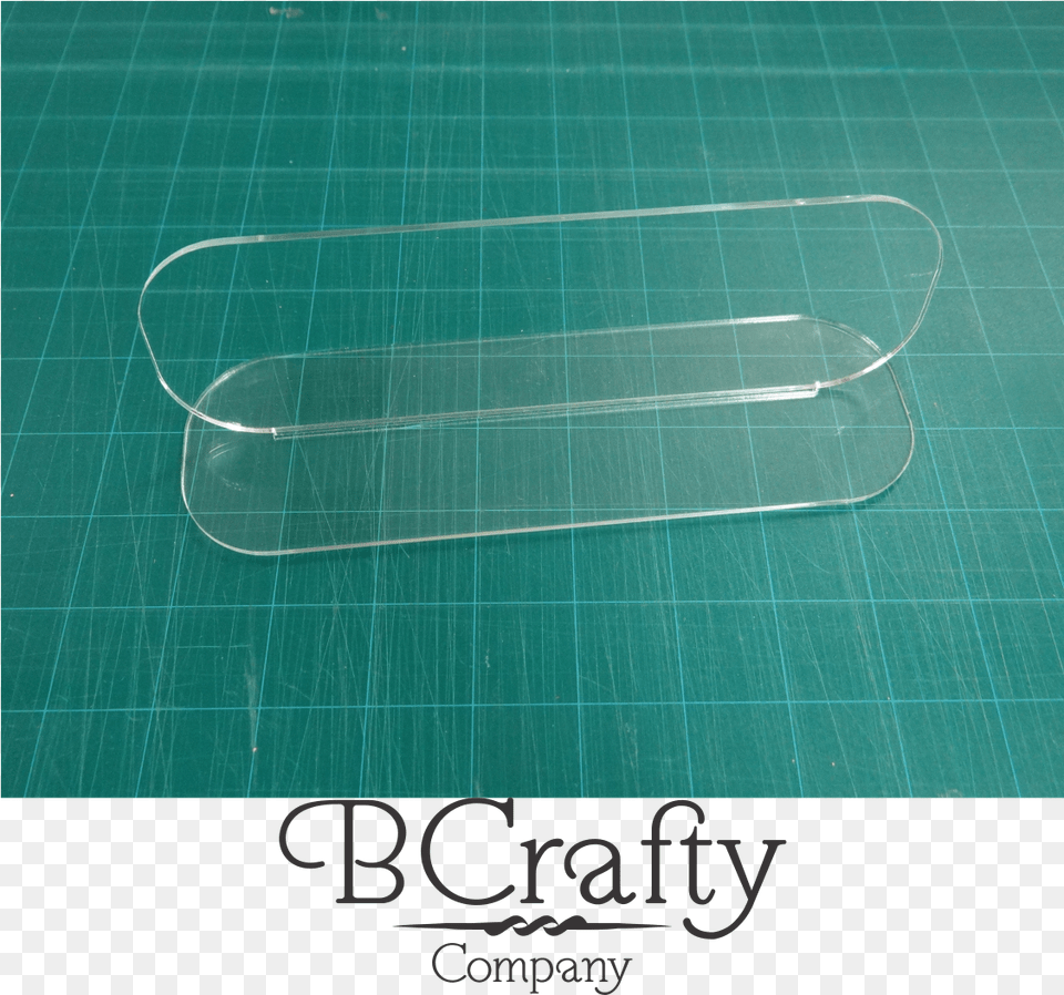 Acrylic Blank Desk Name Plate Silver, Plastic Wrap Png