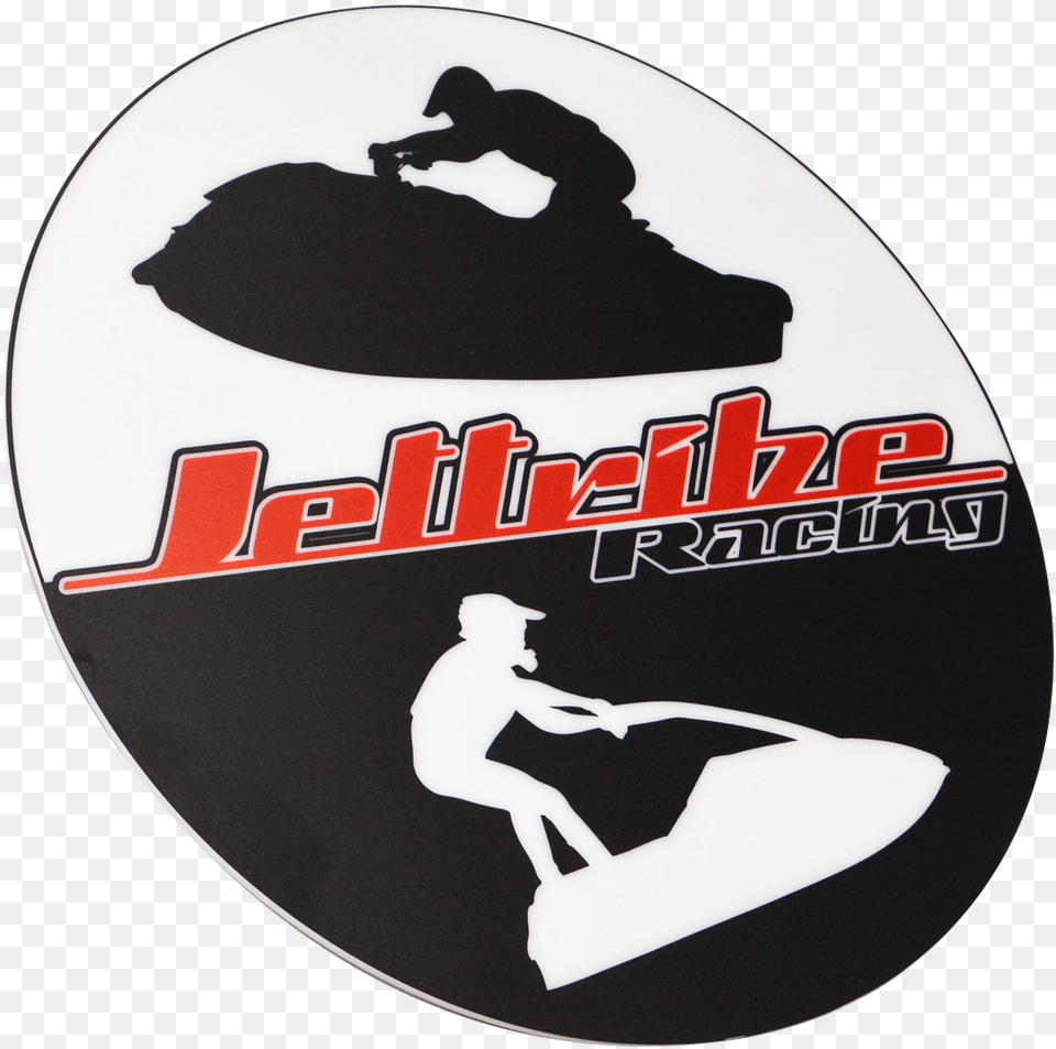 Acrylic Jettribe Icon Circle Logo Sign Jet Ski, Person, Water, Disk Png