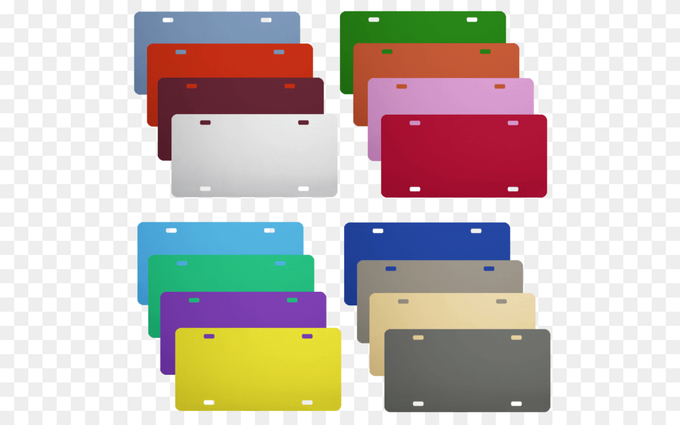 Acrylic License Plate Blanks, File, File Binder, File Folder Free Png
