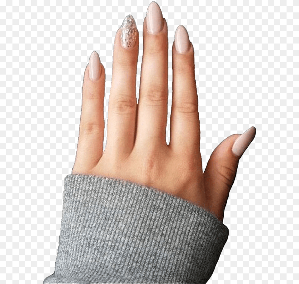 Acrylic Nails Image Hd Gray Acrylic Nails, Body Part, Finger, Hand, Person Free Png Download