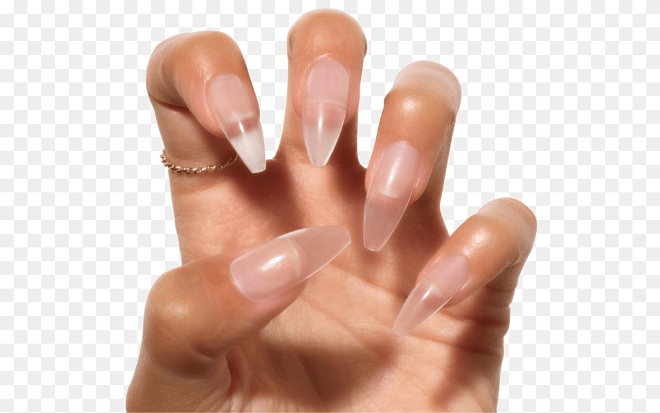 Acrylic Nails Transparent Background Clear Ombre Acrylic Nails, Hand, Body Part, Person, Nail Png