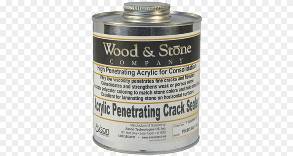 Acrylic Penetrating Crack Sealer 1 Quart Cylinder, Tin, Can Png
