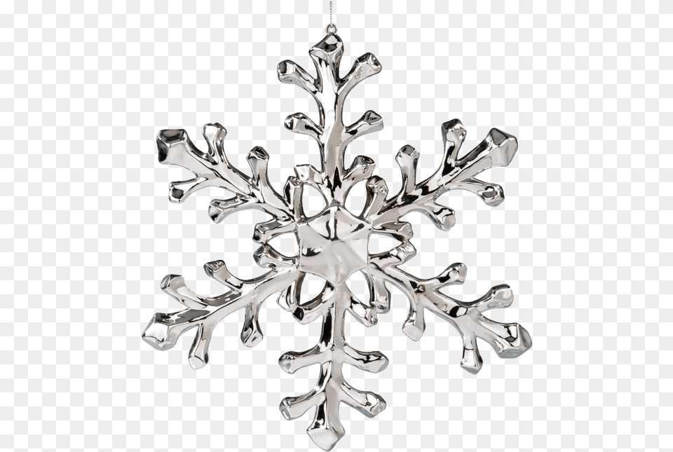 Acrylic Snowflakes Silver Glitter Silver Snowflake, Nature, Outdoors, Accessories, Snow Free Png Download
