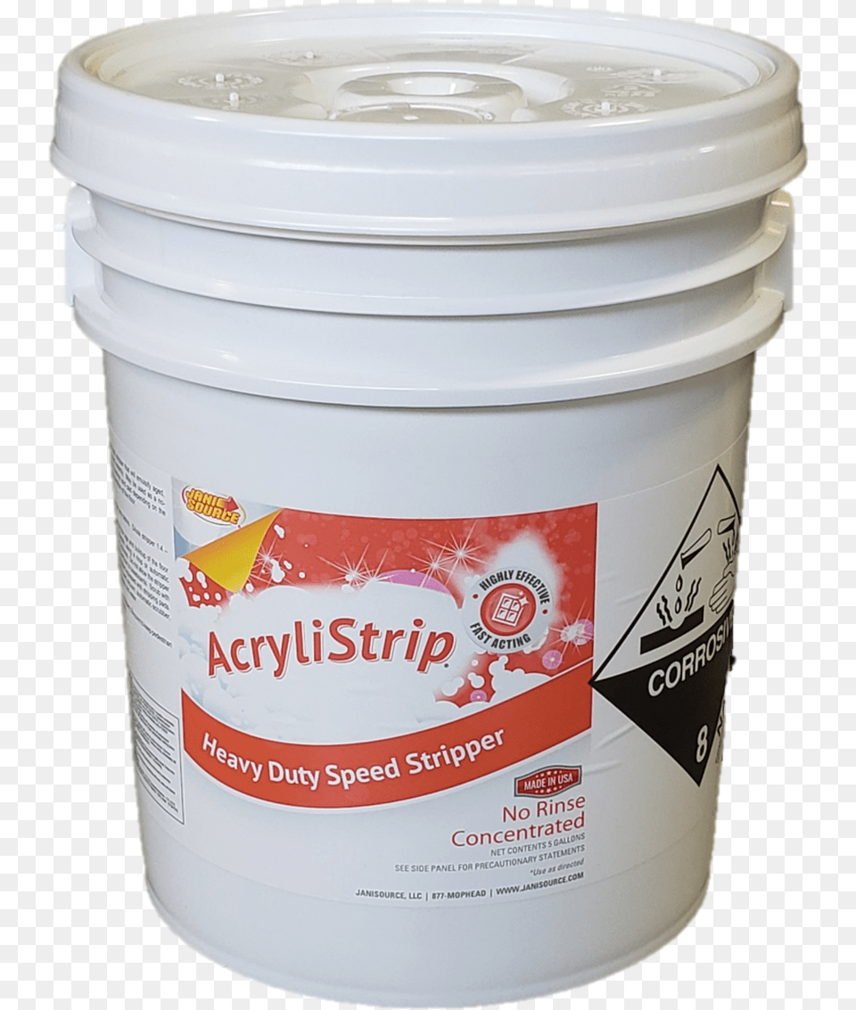 Acrylistrip Commercial Floor Finish Stripper 5 Gallon Plastic, Paint Container, Bucket, Can, Tin Free Png