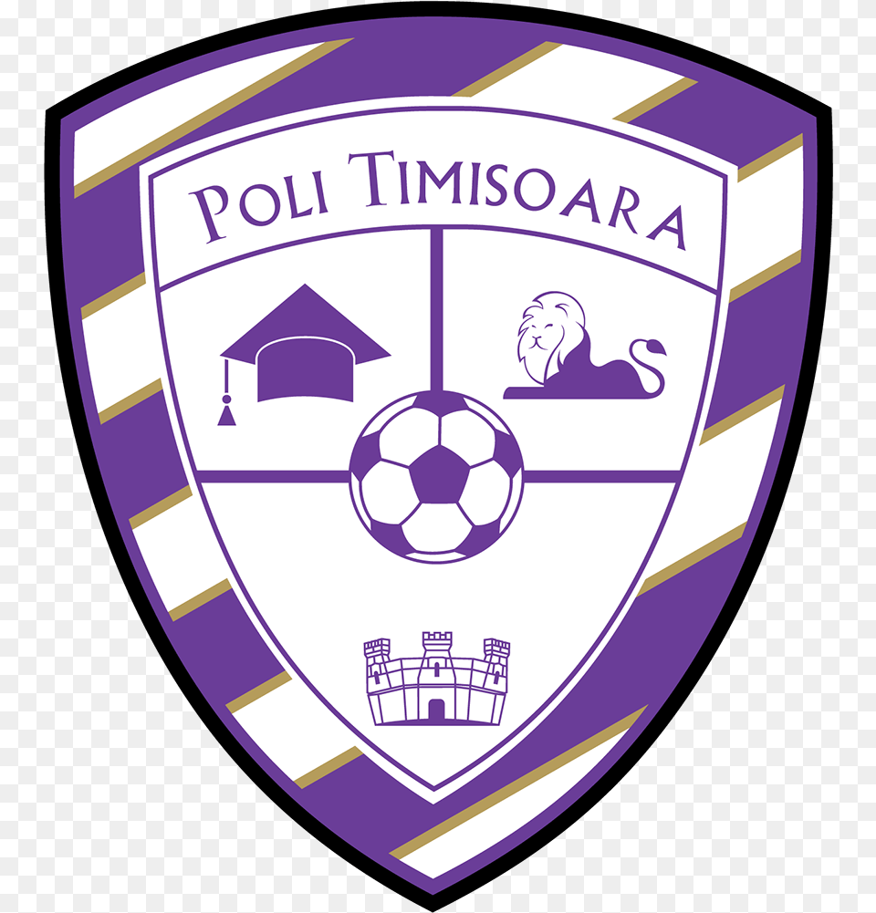 Acs Poli Timisoara, Symbol, Logo, Badge, Soccer Ball Png Image