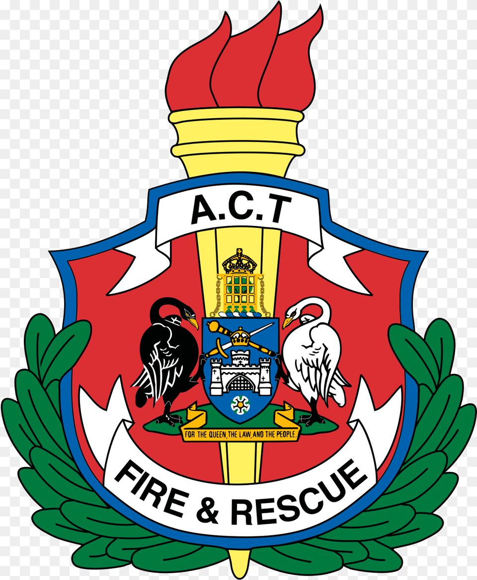 Act Fire Amp Rescue, Emblem, Symbol, Logo, Badge Free Transparent Png