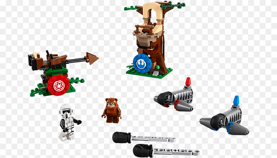 Action Battle Endor Assault Lego Star Wars Action Battle Sets, Toy, Baby, Person, Firearm Free Transparent Png