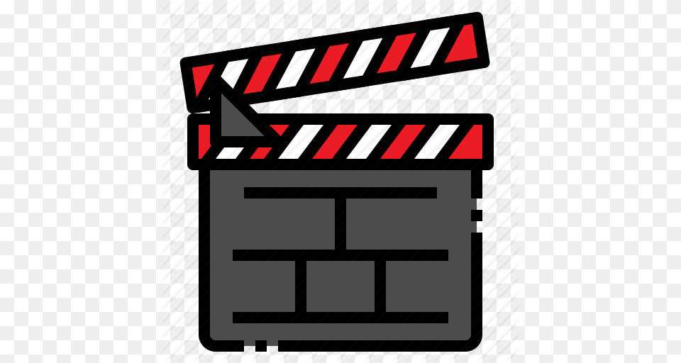 Action Clapboard Clapperboard Director Movie Icon, Fence Free Png Download
