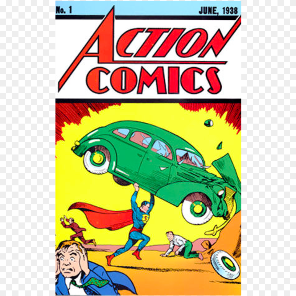 Action Comics, Book, Publication, Baby, Person Free Png Download