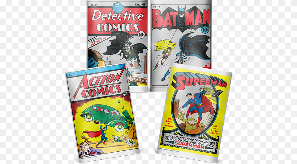 Action Comics, Book, Publication, Person, Advertisement Free Transparent Png