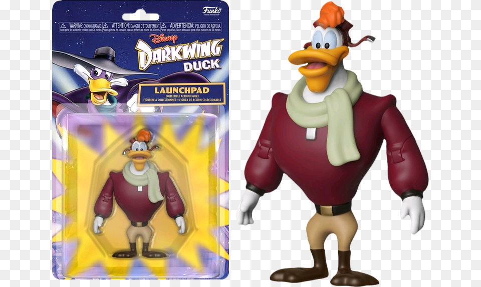 Action Figure By Funko Darkwing Duck Figure, Figurine, Toy, Baby, Person Free Png