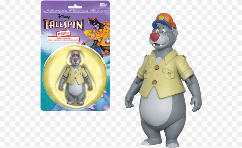 Action Figure Disney Baloo Disney Afternoons Funko Action Figures, Book, Comics, Publication, Baby Free Png Download