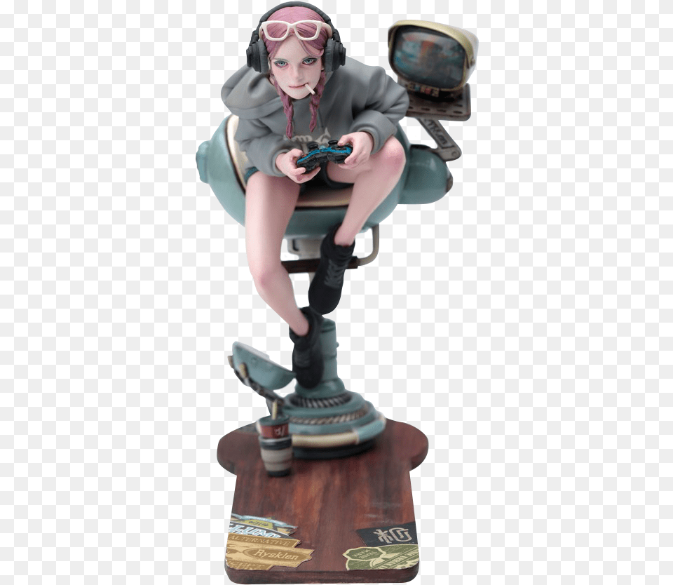 Action Figure Gamer Girl, Figurine, Adult, Female, Person Free Transparent Png