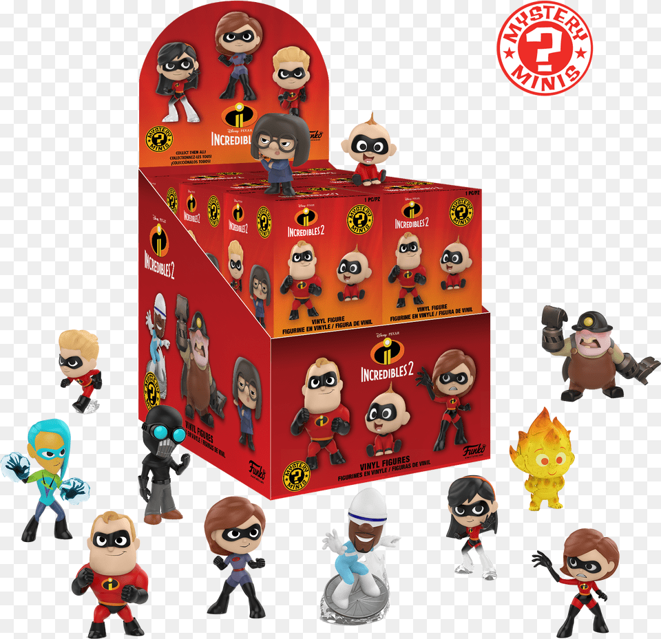 Action Figures Funko X Men Psylocke Pop Marvel Figure Incredibles 2 Mystery Minis, Person, Baby, Face, Head Png