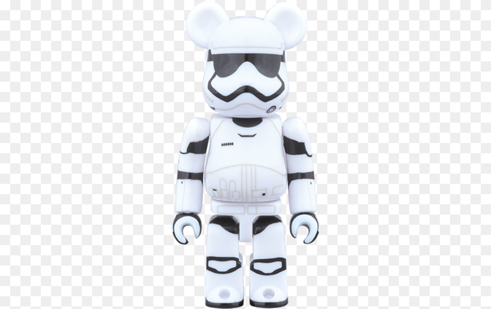 Action Figures Medicom Berbrick Bearbrick Star Wars First Order Stormtrooper Bearbrick, Robot, Baby, Person Png