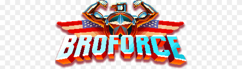 Action Hero Figures Broforce Logo Free Png Download