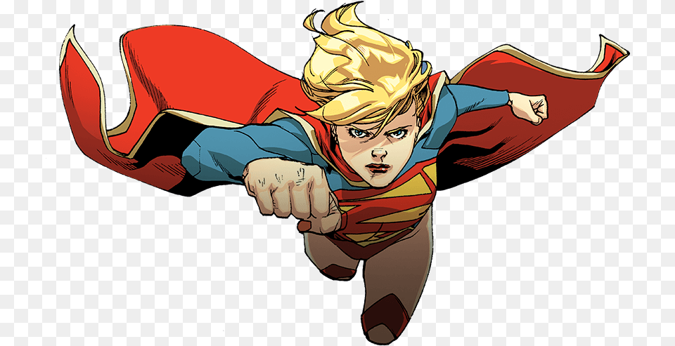 Action Supergirl Supergirl, Book, Comics, Publication, Baby Free Transparent Png