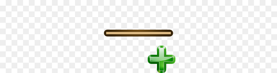 Actions Insert Horizontal Rule Icon Oxygen Iconset Oxygen Team, Cross, Symbol, Green, Cutlery Png