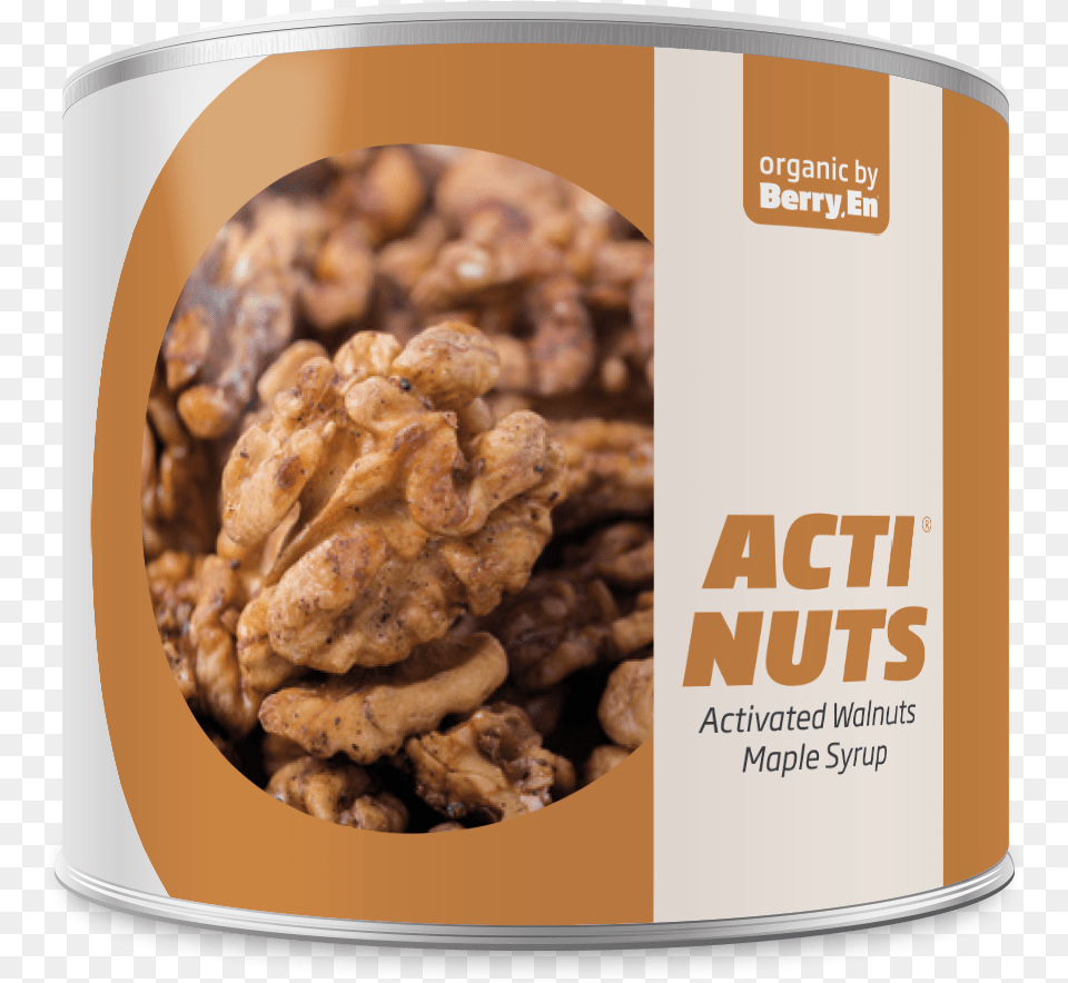 Activated Walnut Kernels With Maple Syrup Walnut, Food, Nut, Plant, Produce Png Image