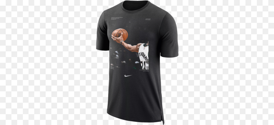 Active Shirt, T-shirt, Clothing, Ball, Basketball Png