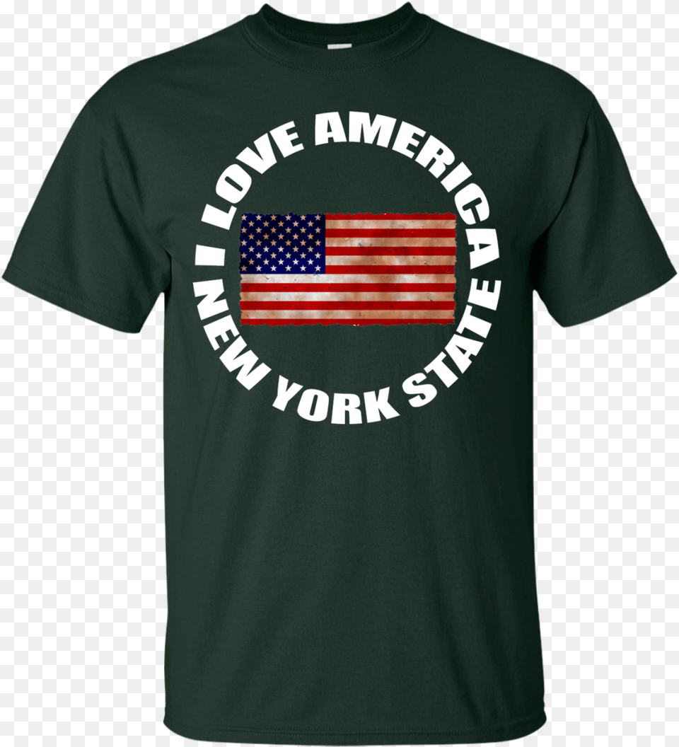 Active Shirt, Clothing, T-shirt, American Flag, Flag Free Png Download