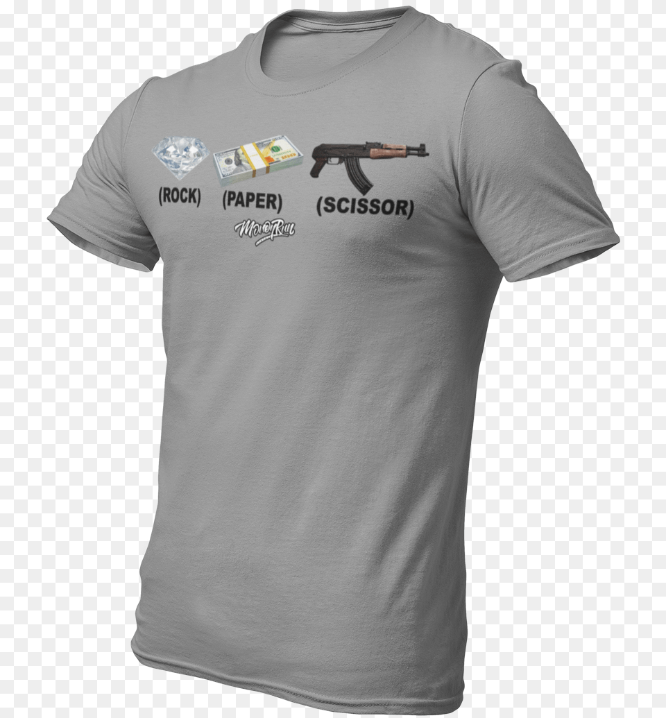 Active Shirt, Clothing, T-shirt, Gun, Weapon Png Image
