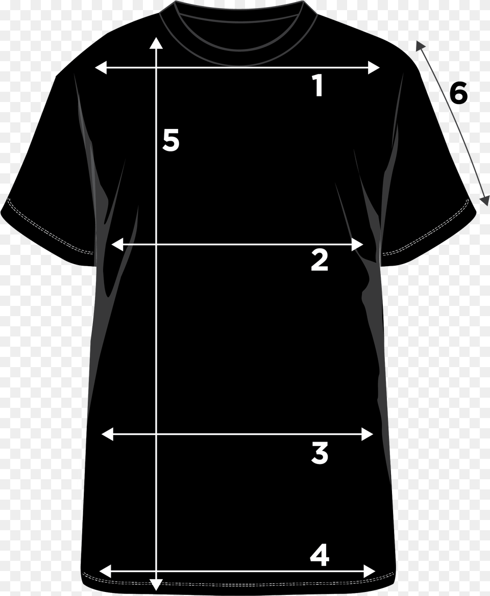 Active Shirt, Measurements, Chart, Clothing, T-shirt Free Png