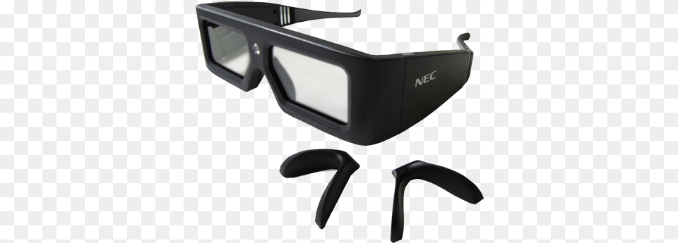 Active Shutter Glasses Nec 3d Starter Kit 3d Glasses, Accessories, Sunglasses, Goggles Png Image