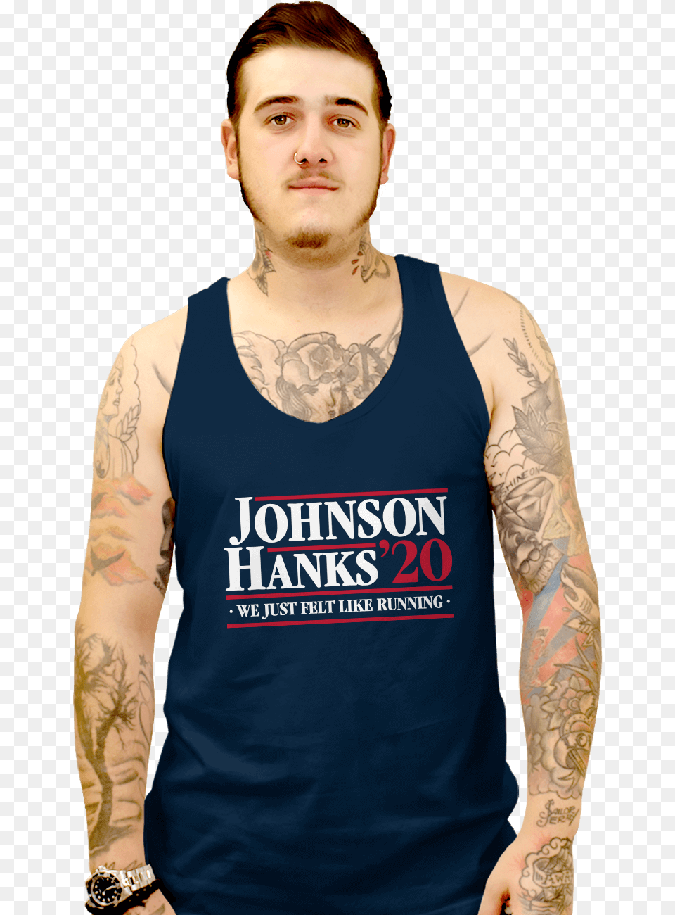 Active Tank, Tattoo, Skin, Person, Clothing Free Png
