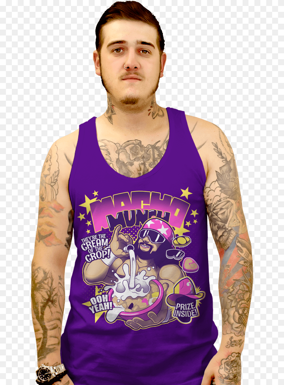 Active Tank, Tattoo, Skin, Person, Man Png Image